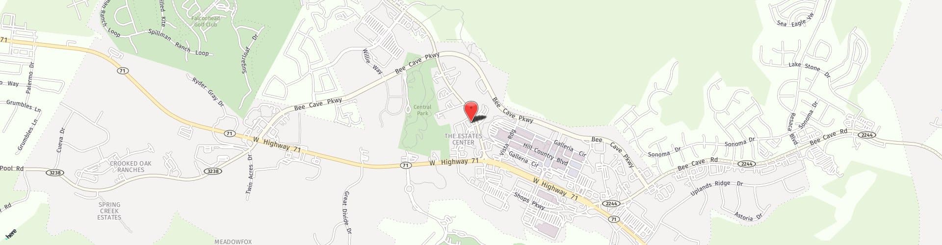 Location Map: 3944 Ranch Rd 620 S Bee Cave, TX 78738